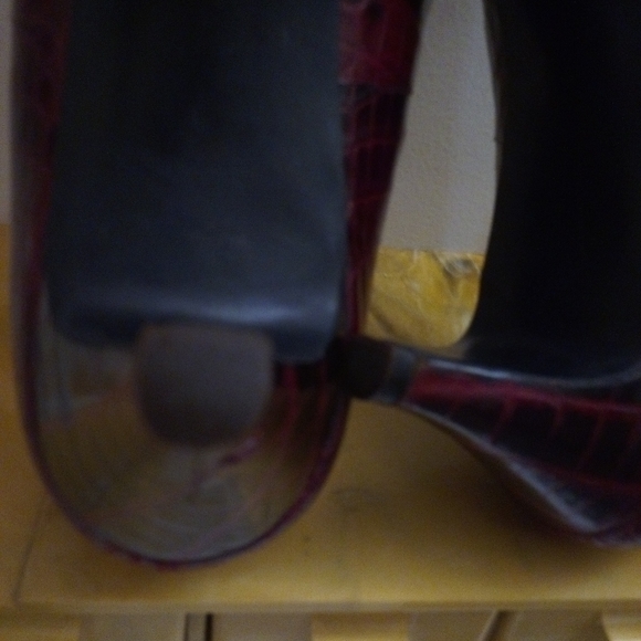 Joseph Red Loafers Slip-Ons Leather Elegance - Picture 9 of 12